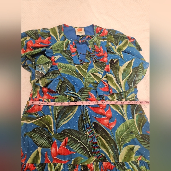 Farm Rio Dream Garden Floral Dress Size XS - Picture 10 of 14